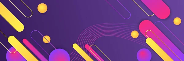 Абстрактный Фон Современной Футуристической Графикой Фиолетовый Градиентный Фон Полосками Геометрический — стоковый вектор
