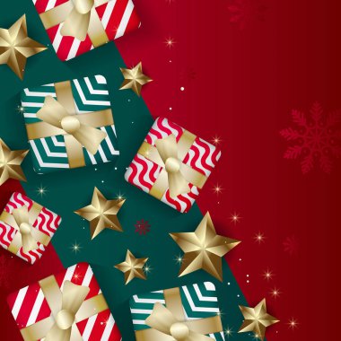 Mutlu Noeller tebrik kartları. Soyut kare Kış Tatili sanat şablonları. Sosyal medya paylaşımı, mobil uygulamalar, pankart tasarımı ve İnternet / İnternet reklamları için elverişli.