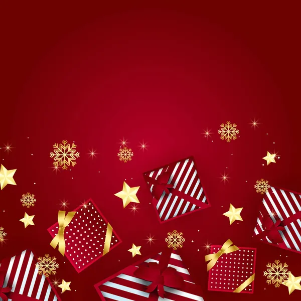 Karácsonyi Téli Üdvözlőlap Háttér Boldog Karácsonyi Üdvözlőlapokat Téli Ünnepek Művészeti — Stock Vector