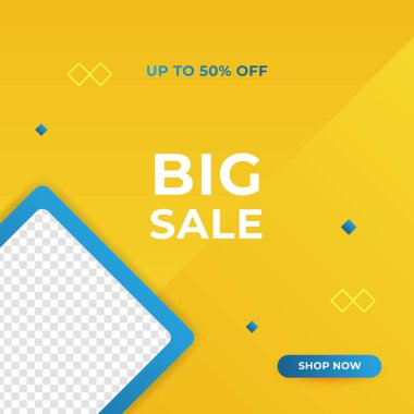 Sosyal medya pazarlaması için modaya uygun arka plan satışı mobil pankartları tasarım şablonu. İş için yeni yıl indirimi pankartı tanıtım şablonu tasarımı