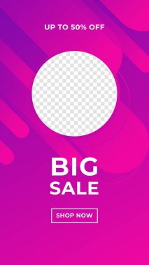 Satış şablonu afişi arka planı. Özel teklif, büyük indirim, en iyi fiyat, mega satış afişi. Alışveriş ya da online alışveriş. Etiket, rozet, kupon, mağaza. Vektör İllüstrasyonu.