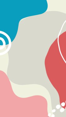 Soyut kolaj arka plan el renkli çekilmiş. Güzel resim sanat el çizimi öğesi için kumaş baskı, ambalaj kağıdı, yazdırılabilir sanat, duvar kağıdı, afiş ve afiş arka plan ile renkli.