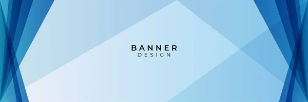 Kleurrijke Donkerblauwe Banner Sjabloon Abstract Webbanner Ontwerp Header Landing Page — Stockvector