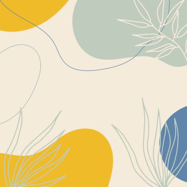 Soyut pembe çiçekli yumuşak renkli arka plan, kabarcık, sıvı, çiçek, dalga, çizgi ve pastel renkle çizilmiş. Yaratıcı, modaya uygun, organik şekiller