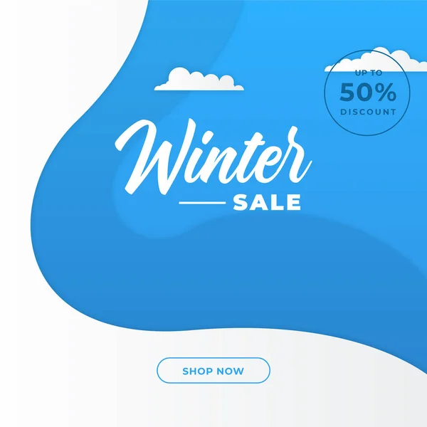 Christmas Sale Winter Promotional Labels Cards Advertising Special Offers Season — Stock Vector