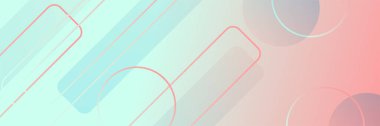 Soyut modern renkli yumuşak pastel gradyan geniş geometrik pankart tasarımı. Web sitesi tasarımı için modern kapak başlığı arka planı, sosyal medya kapağı reklamları, afiş, davetiye kartı
