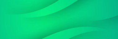 Soyut modern renkli yeşil gradyan geniş geometrik pankart tasarımı. Web sitesi tasarımı için modern kapak başlığı arka planı, sosyal medya kapağı reklamları, afiş, davetiye kartı