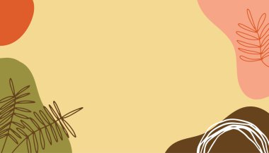 Soyut çıplak ten rengi pastel bej yumuşak pastel organik arka plan, çiçek, fırça ve sıvı şekilli. Web tasarımı, sosyal medya paylaşımı, afiş, kartvizit, davet, yazdırma, el ilanı veya sunum için.