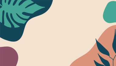 Soyut çıplak ten rengi pastel bej yumuşak pastel organik arka plan, çiçek, fırça ve sıvı şekilli. Web tasarımı, sosyal medya paylaşımı, afiş, kartvizit, davet, yazdırma, el ilanı veya sunum için.