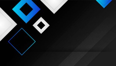 Şirket kavramına sahip modern mavi beyaz soyut sunum arkaplanı