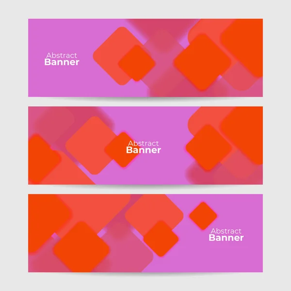 Diseño Creativo Moderno Colorido Fondo Banner Web Abstracto Diseño Ilustración — Vector de stock