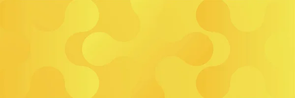 Diseño Banner Geométrico Ancho Degradado Amarillo Colorido Moderno Abstracto Fondo — Archivo Imágenes Vectoriales