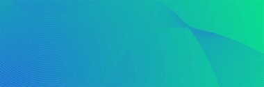 Soyut modern renkli mavi yeşil gradyan geniş geometrik pankart tasarımı. Web sitesi tasarımı için modern kapak başlığı arka planı, sosyal medya kapağı reklamları, afiş, davetiye kartı