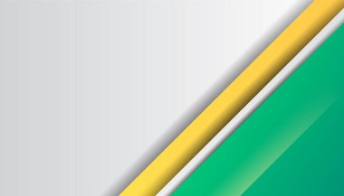 Modern basit soyut sarı ve yeşil iş sunumu arka planı