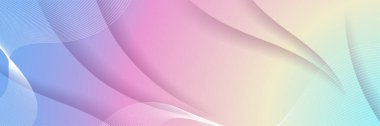 Modern renkli pembe cyan pastel sarı yumuşak renk geniş afiş arkaplanı. Web pankartı, doku ve web sitesi için başlık. Vektör soyut grafik tasarım pankart şablonu.