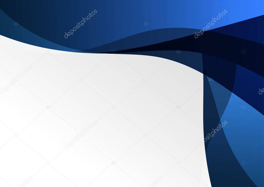 Modern blue abstract background. Vector abstract graphic design banner pattern background template with business and corporate concept. Abstract blue background poster with dynamic.