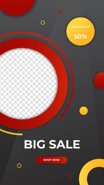 Sosyal medya paylaşım şablonu indirimi. Dinamik modern sıvı indirimli indirimli pankartlar. Kara Cuma, flaş satış, son yıl satışı, yaz satışı, kış satışı, yeni yıl satışı, sevgililer günü satışı.