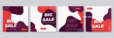 Sosyal medya için dinamik modern sıvı satış afişleri satışı hikayeleri satışı, web sayfası, cep telefonu. Satış afişi tasarım özel teklif seti. Noel indirimi, yaz indirimi, Kara Cuma, Sevgililer Günü