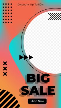 Özel indirimli sosyal medya şablonu. Sosyal medya hikayeleri satışı için dinamik modern satış afişleri, web sayfası, cep telefonu. Satış afişi şablonu tasarımı özel teklif seti.