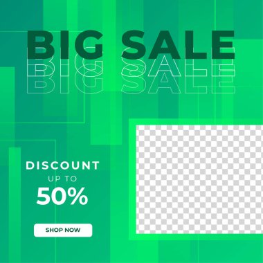 İndirimli indirimli pankart tasarımı sosyal medya şablonu. Sosyal medya iletileri, web sayfası, cep telefonu için dinamik modern sıvı satışı afişleri. Satış afişi şablonu tasarımı özel teklif seti.