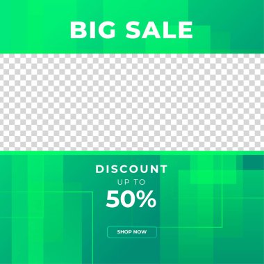 İndirimli indirimli pankart tasarımı sosyal medya şablonu. Sosyal medya iletileri, web sayfası, cep telefonu için dinamik modern sıvı satışı afişleri. Satış afişi şablonu tasarımı özel teklif seti.