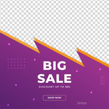 İndirimli indirimli pankart tasarımı sosyal medya şablonu. Sosyal medya iletileri, web sayfası, cep telefonu için dinamik modern sıvı satışı afişleri. Satış afişi şablonu tasarımı özel teklif seti.