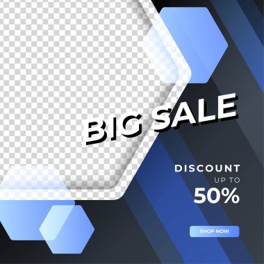 İndirimli indirimli pankart tasarımı sosyal medya şablonu. Sosyal medya iletileri, web sayfası, cep telefonu için dinamik modern sıvı satışı afişleri. Satış afişi şablonu tasarımı özel teklif seti.