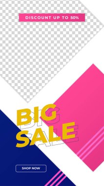 İndirimli indirimli pankart tasarımı sosyal medya şablonu. Sosyal medya iletileri, web sayfası, cep telefonu için dinamik modern sıvı satışı afişleri. Satış afişi şablonu tasarımı özel teklif seti.