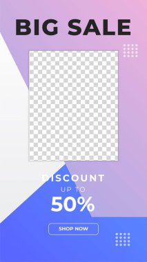 İndirimli indirimli pankart tasarımı sosyal medya şablonu. Sosyal medya iletileri, web sayfası, cep telefonu için dinamik modern sıvı satışı afişleri. Satış afişi şablonu tasarımı özel teklif seti.