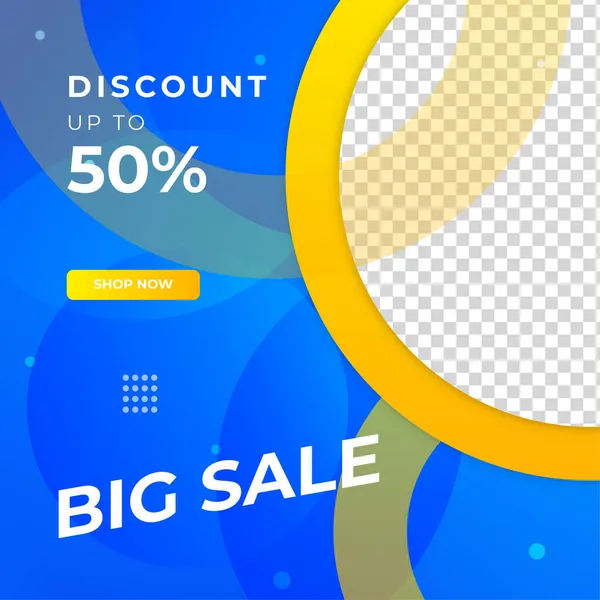 İndirimli indirimli pankart tasarımı sosyal medya şablonu. Sosyal medya iletileri, web sayfası, cep telefonu için dinamik modern sıvı satışı afişleri. Satış afişi şablonu tasarımı özel teklif seti.