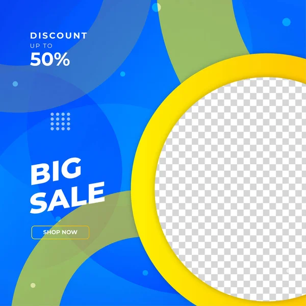 İndirimli indirimli pankart tasarımı sosyal medya şablonu. Sosyal medya iletileri, web sayfası, cep telefonu için dinamik modern sıvı satışı afişleri. Satış afişi şablonu tasarımı özel teklif seti.