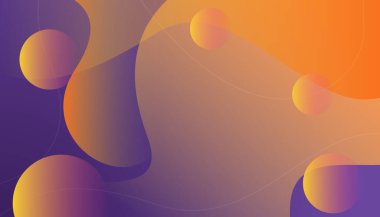 Modern soyut mor turuncu arka plan. Vektör soyut grafik tasarımı Banner Deseni arkaplan şablonu.