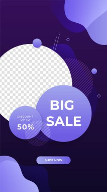 Modern mor satış hikayeleri tasarım arka planı. Flaş satış, Noel, Sevgililer Günü, yeni yıl, yaz indirimi. Sosyal medya, sunum, el ilanı, poster, davetiye, internet reklamları için uygun.