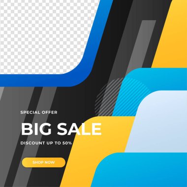 Modern renkli posta şablonu tasarım arka planı. Flaş satış, Noel, Sevgililer Günü, yeni yıl, yaz indirimi. Sosyal medya, sunum, el ilanı, poster, davetiye, internet reklamları için uygun.