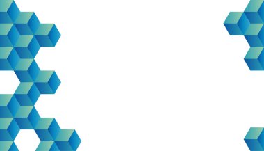 Dinamik ve soyut mavi arkaplan posteri. Sunum arkaplanı için teknoloji ağı temsilcisi illüstrasyonu.