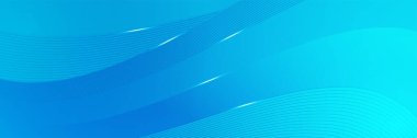 Mavi modern afiş arka planı. Vektör soyut grafik tasarım pankart şablonu.