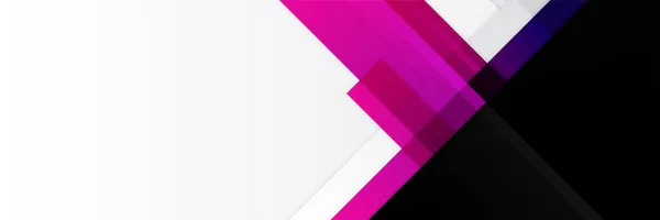 Moderna Magenta Roxo Rosa Banner Fundo Modelo Fundo Padrão Banner —  Vetores de Stock