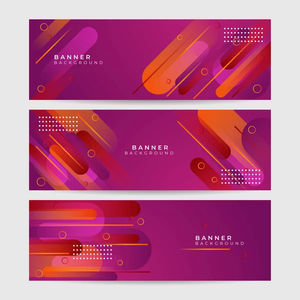 Abstract Banner Background Vector Abstract Graphic Design Banner Pattern Background — Stock Vector