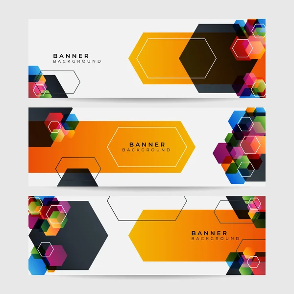 Banners Design Template Headers Site Molecular Structures Abstract Vector Background — Stock Vector