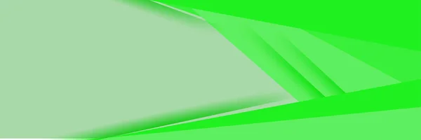 Fundo Banner Verde Abstrato Modelo Fundo Padrão Banner Design Gráfico — Vetor de Stock