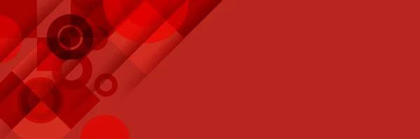 Fond Bannière Rouge Modèle Vectoriel Abstrait Motif Bannière Conception Graphique — Image vectorielle