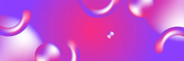 Сучасний Фіолетово Рожевий Яскравий Банерний Фон Векторний Абстрактний Шаблон Банера — стоковий вектор