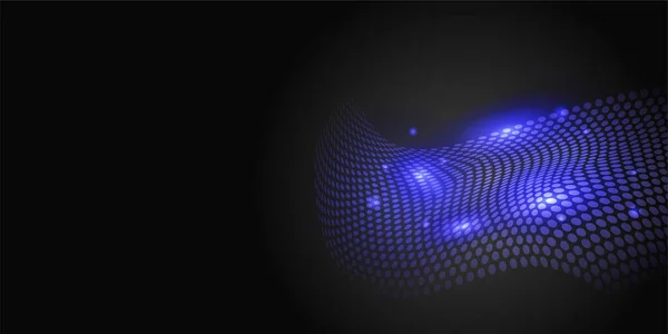 Современные Синие Черные Технологии Цифровой Абстрактный Фон Векторный Абстрактный Шаблон — стоковый вектор