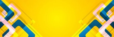 Mavi arkaplan ve soyut olarak turuncu ve sarı kompozisyon. Reklam pankartlarınız, satış afişleriniz ve daha fazlası için çizgiler ve kare noktaların kombinasyonuna sahip soyut arkaplanlar kullanılabilir.