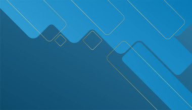 Kağıt tabakası mavi soyut arkaplan. Pankart, kapak, poster, duvar kağıdı, metin için alanı olan tasarım için eğriler ve satırlar.