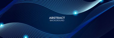 Modern soyut lacivert afiş arkaplanı. Vektör soyut grafik tasarım afiş şablonu resimleme.