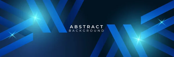 Fondo Moderno Abstracto Azul Marino Oscuro Banner Vector Abstracto Diseño — Vector de stock