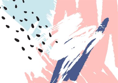 Zarif koyu mavi soyut moda evrensel arka plan şablonları. Minimalist estetik.