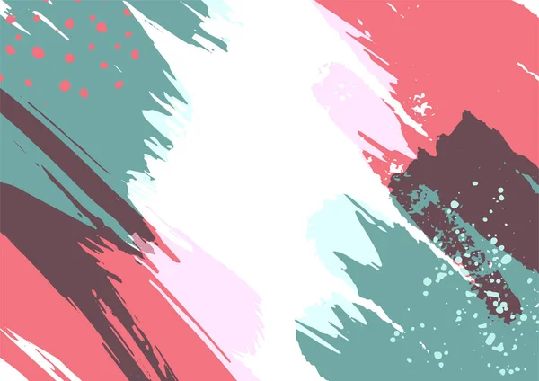 Vector Fondo Abstracto Con Las Artes Línea Natural Floral Estilo — Archivo Imágenes Vectoriales