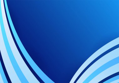 Modern mavi dalga arkaplanı. İş dünyası, şirket, kurum, parti, şenlik, seminer ve görüşmeler için uygun.